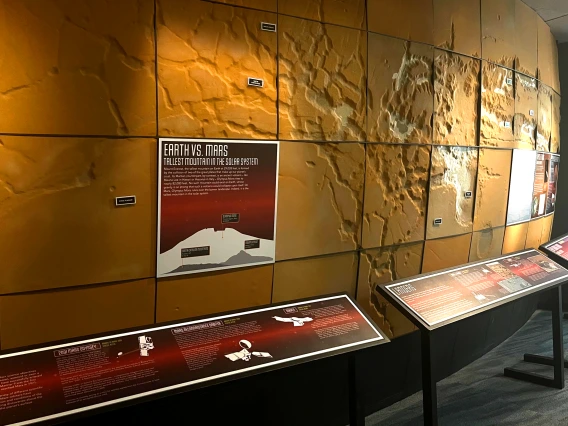 Mars Exhibit Header