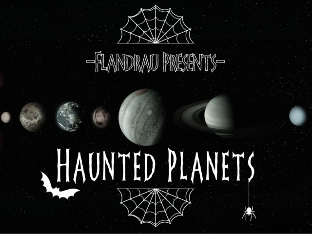 Poster for Flandrau Haunted Planets 16x9