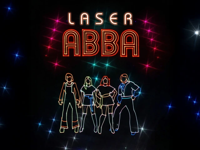 Laser Night Poster for Laser Abba