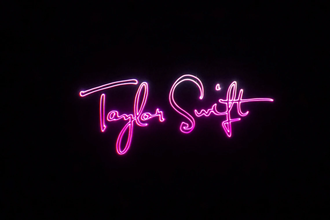 taylor swift laser poster