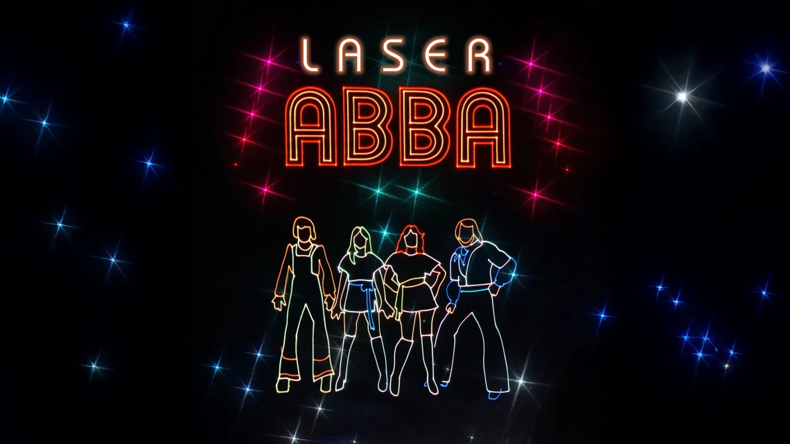 Laser Night Poster for Laser Abba