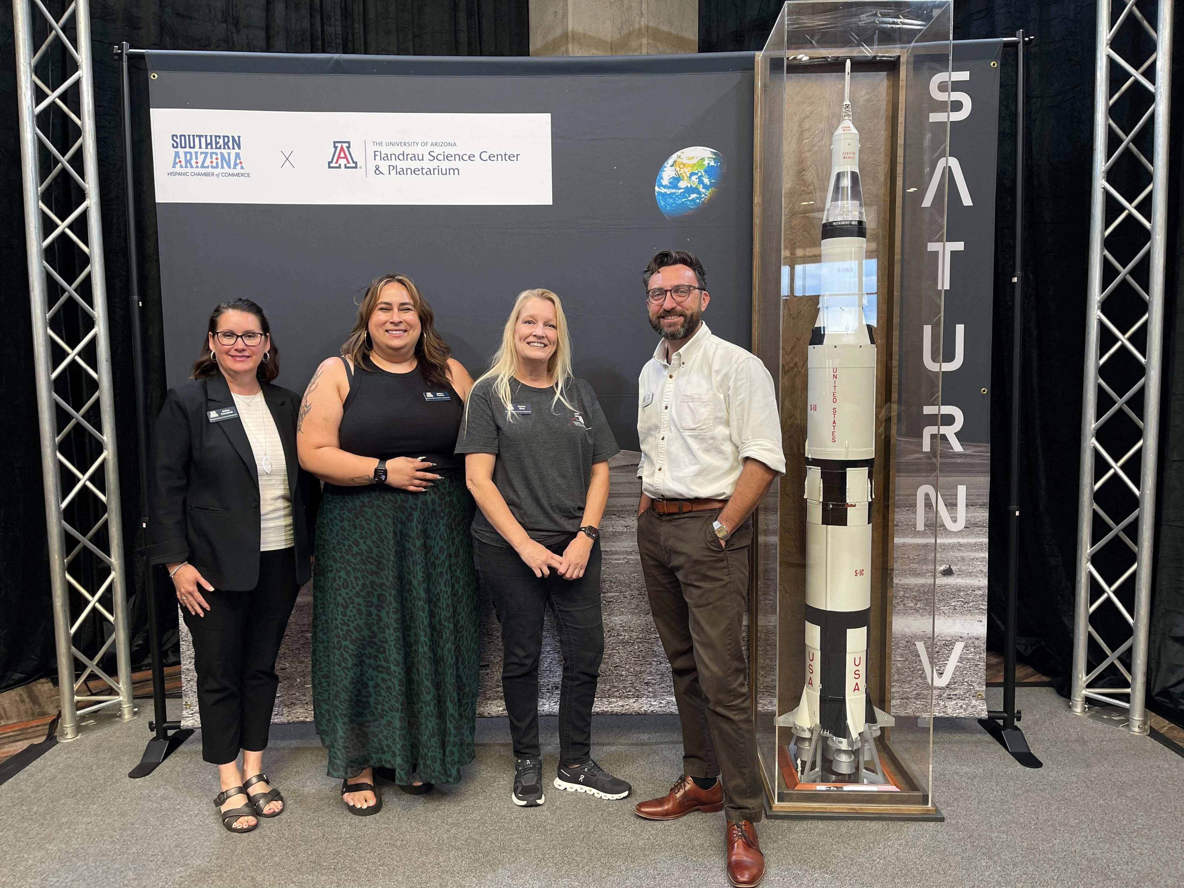 Flandrau Staff at event