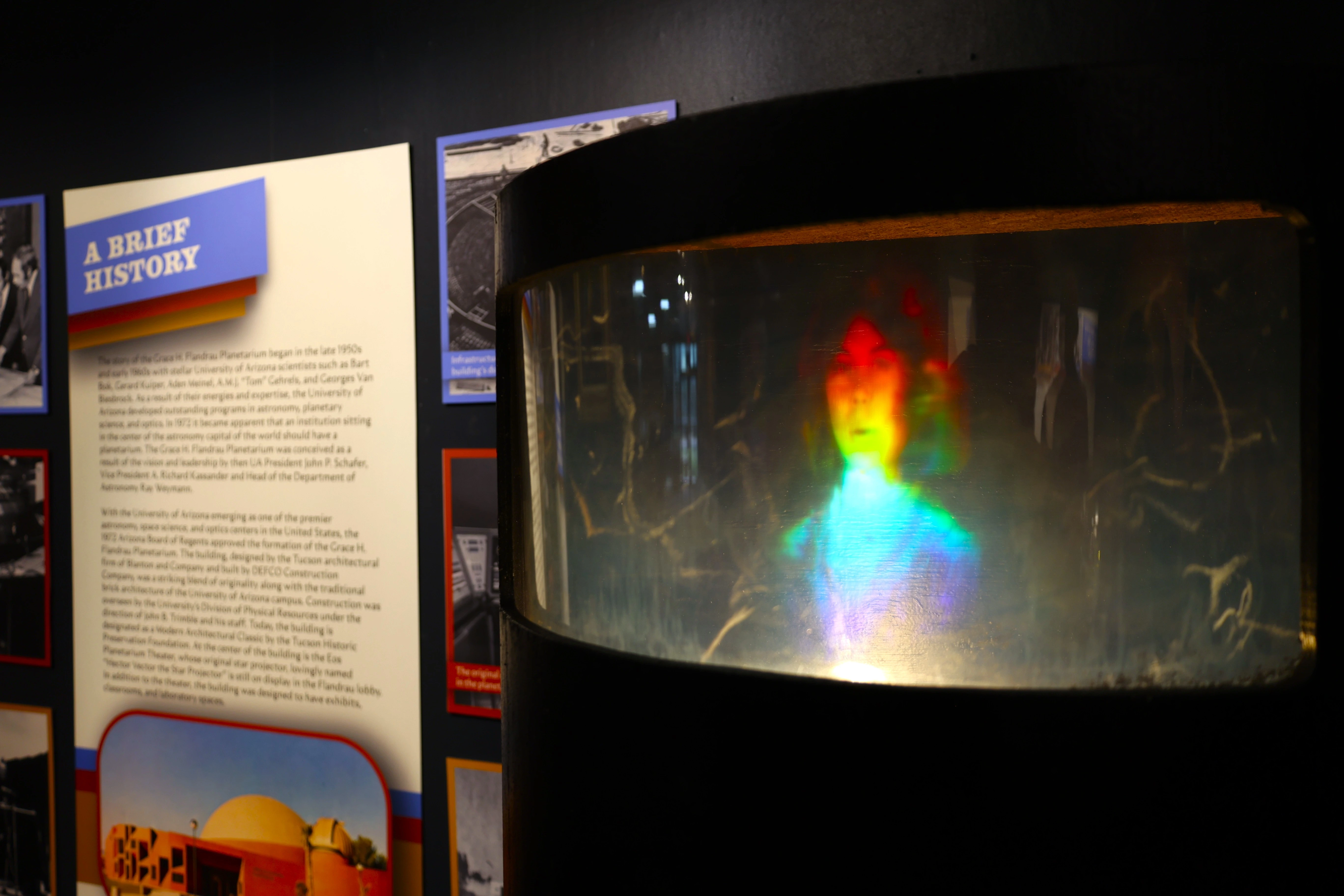 History of Flandrau exhibit in Tucson